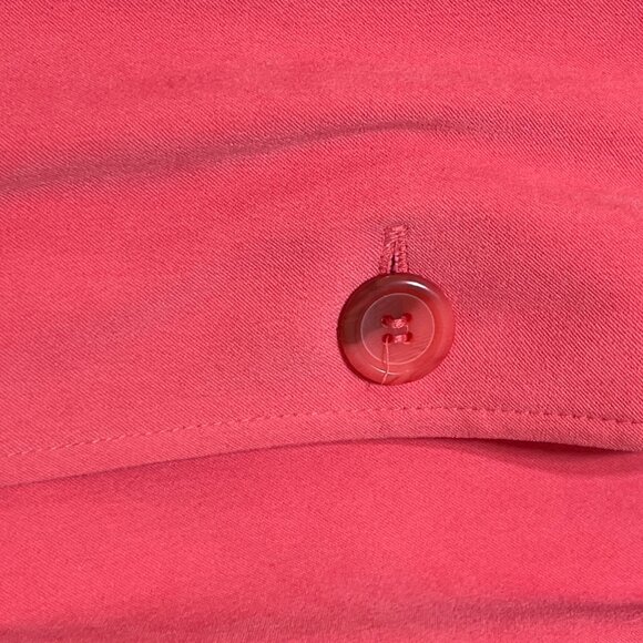 Briggs Petite Jacket Melon Pink Medium M Petite Stretch Button Front - Picture 5 of 8
